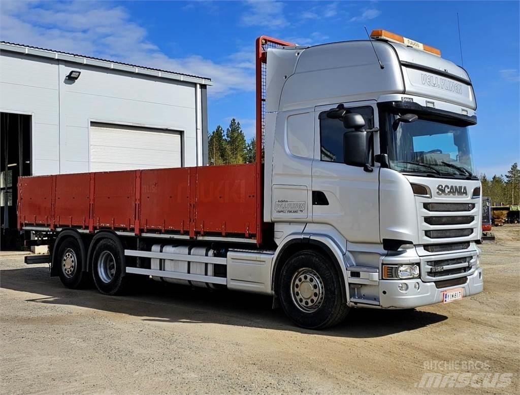 Scania R520 6x2 Ciężarówki typu Platforma / Skrzynia