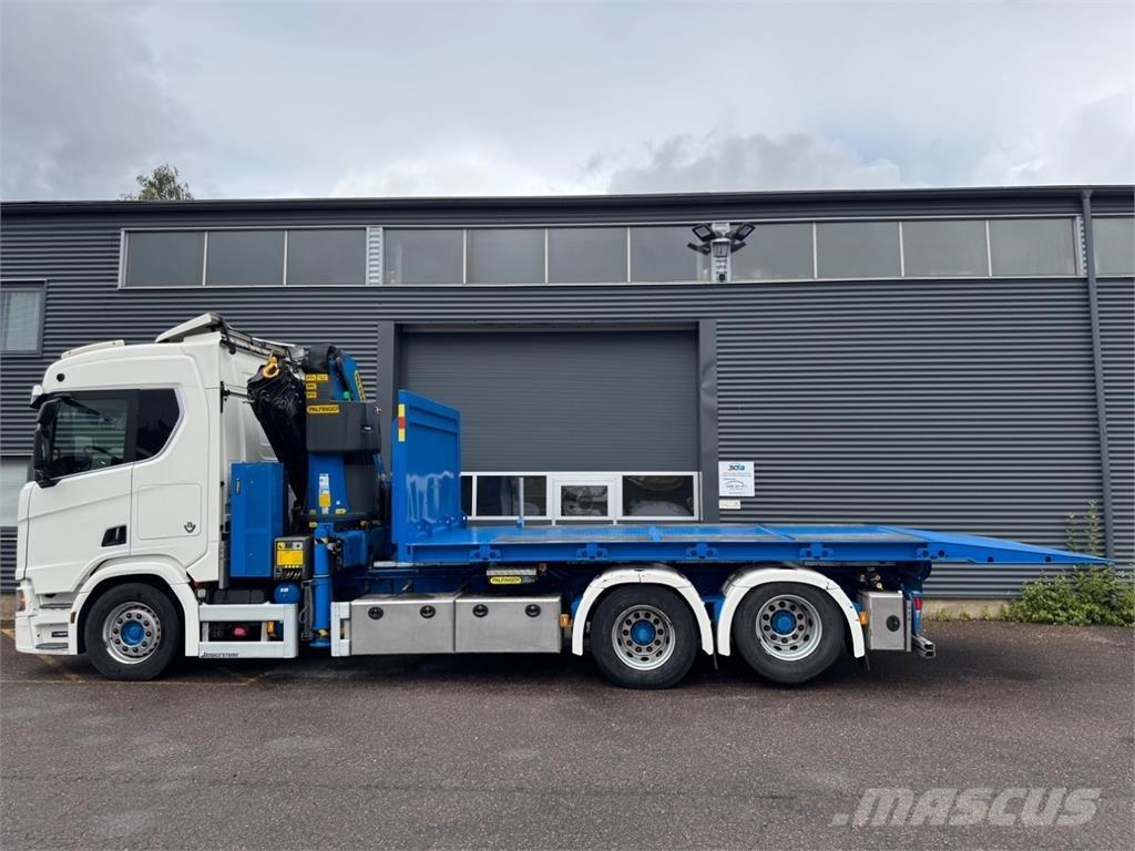 Scania R580 6X2 Żurawie samochodowe