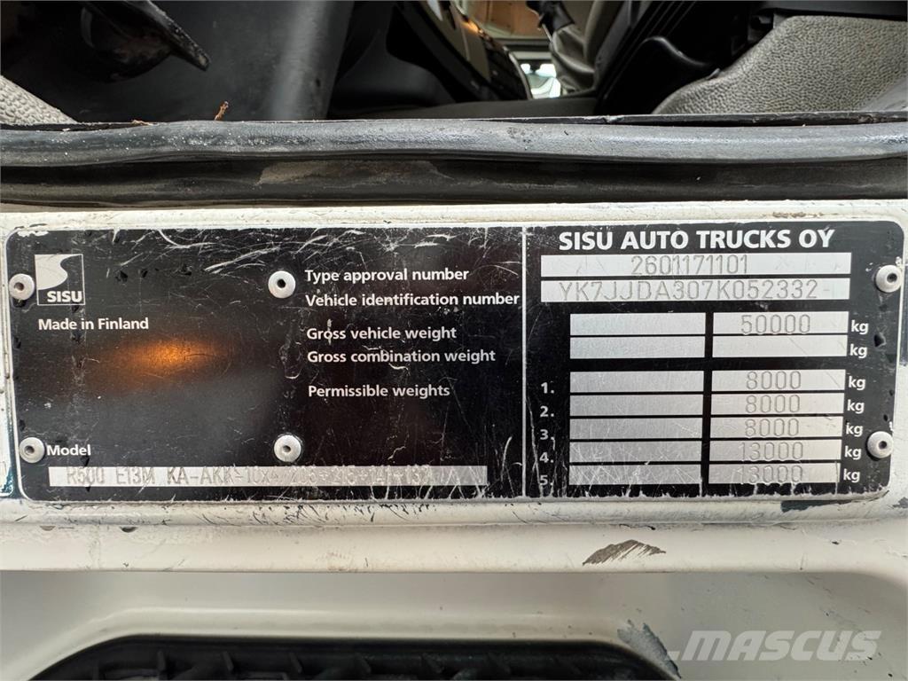 Sisu R500 10x4 Samochody do przewozu maszyn leśnych