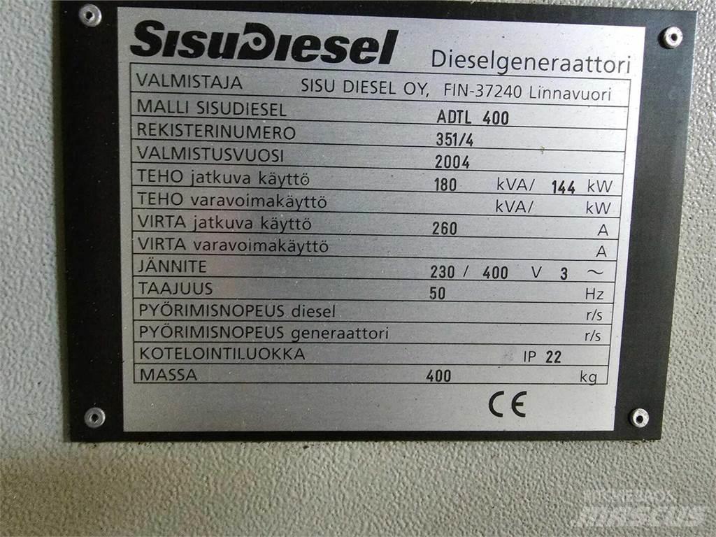  Strömberg 180kVA Agregaty prądotwórcze inne