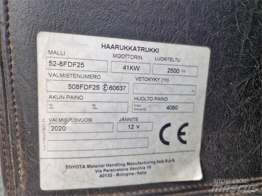 Toyota 52-8FDF25 Wózki Diesla