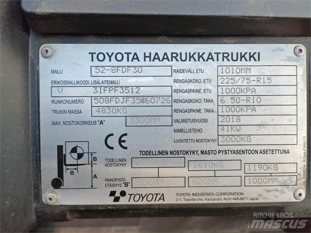 Toyota 52-8FDF30 Wózki Diesla