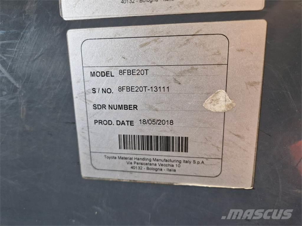 Toyota 8FBE20T Wózki elektryczne