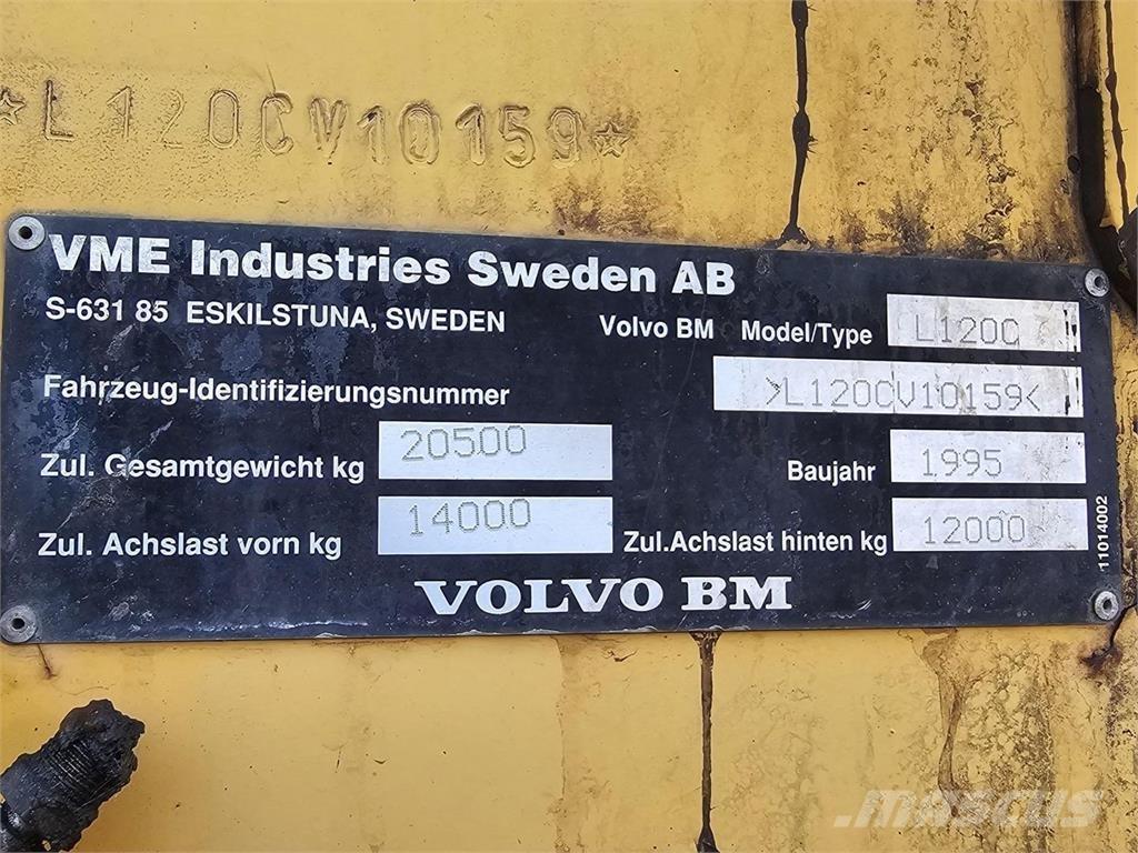 Volvo BM L120C Ładowarki kołowe
