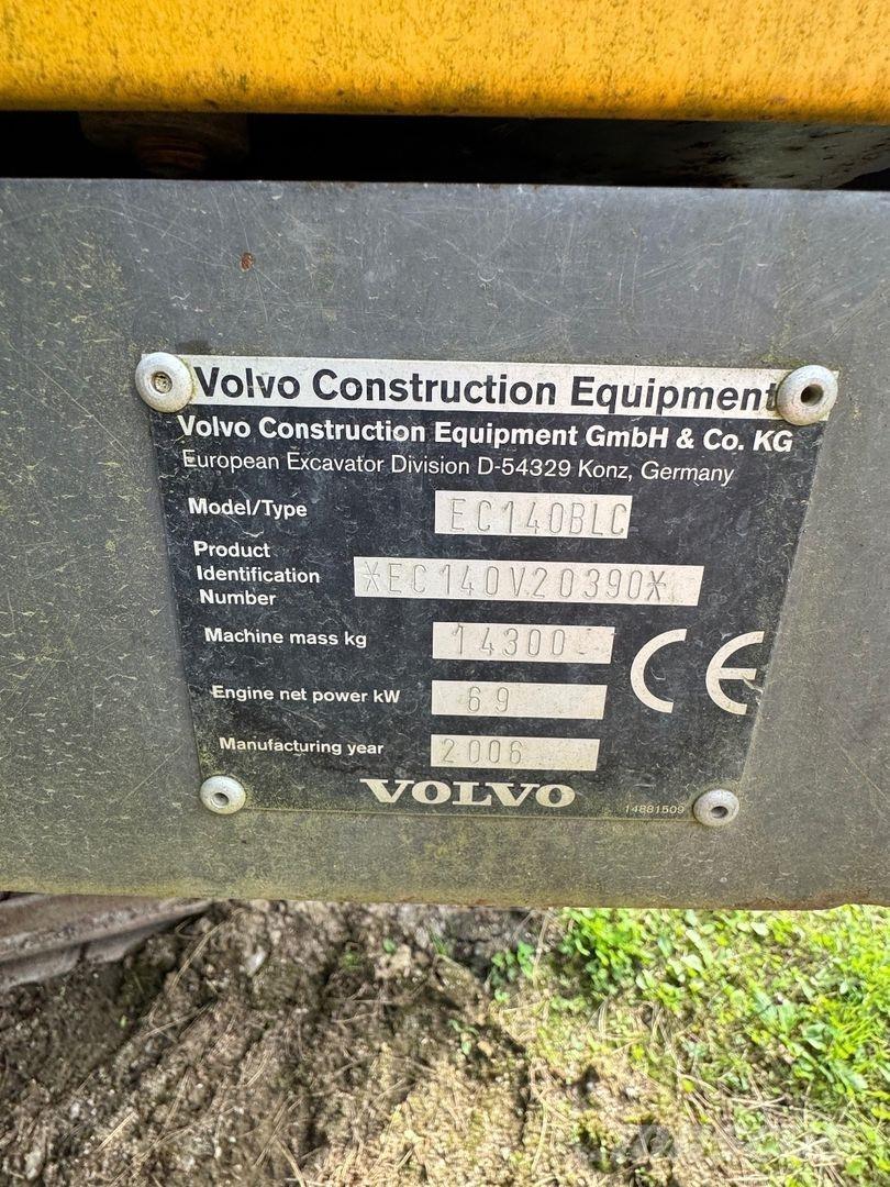 Volvo EC 140 BLC Koparki gąsienicowe