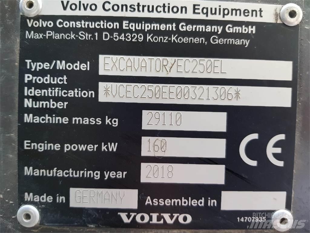 Volvo EC250EL Koparki gąsienicowe
