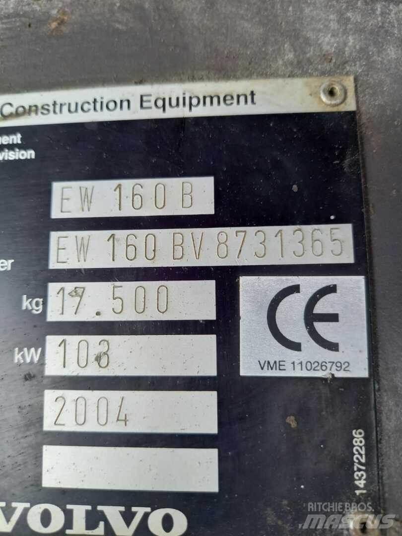 Volvo EW 160 B Koparki gąsienicowe