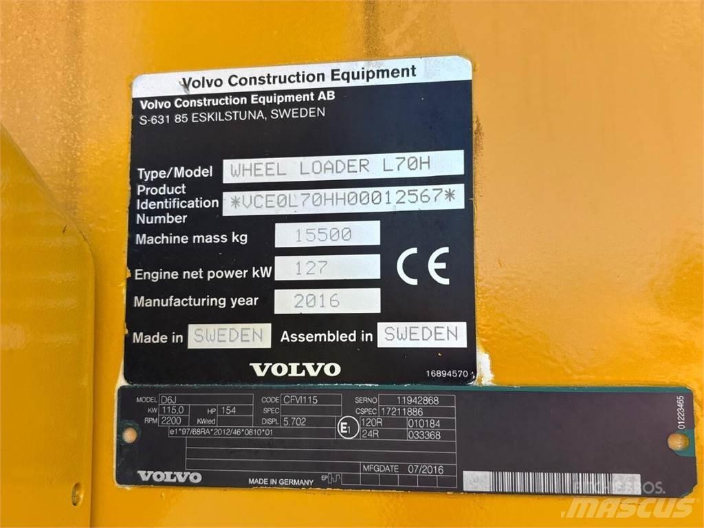Volvo L 70 H Ładowarki kołowe