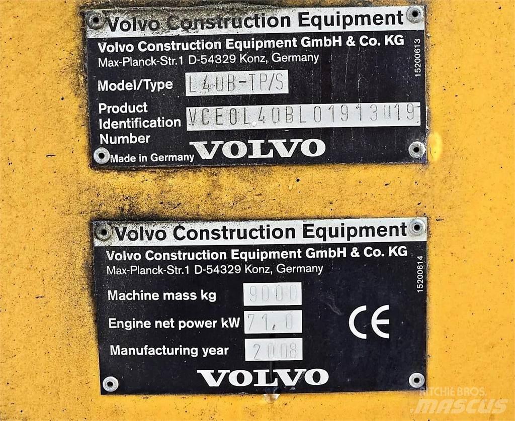 Volvo L40B Ładowarki kołowe