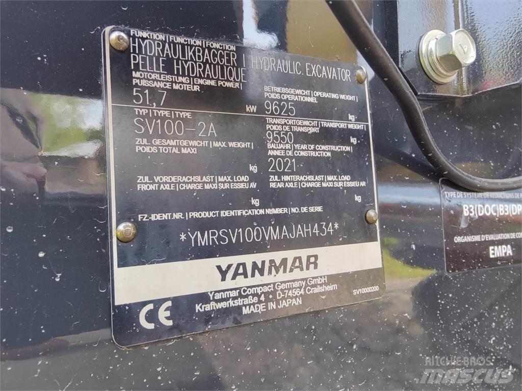 Yanmar SV100-2 Midikoparki  7t - 12t