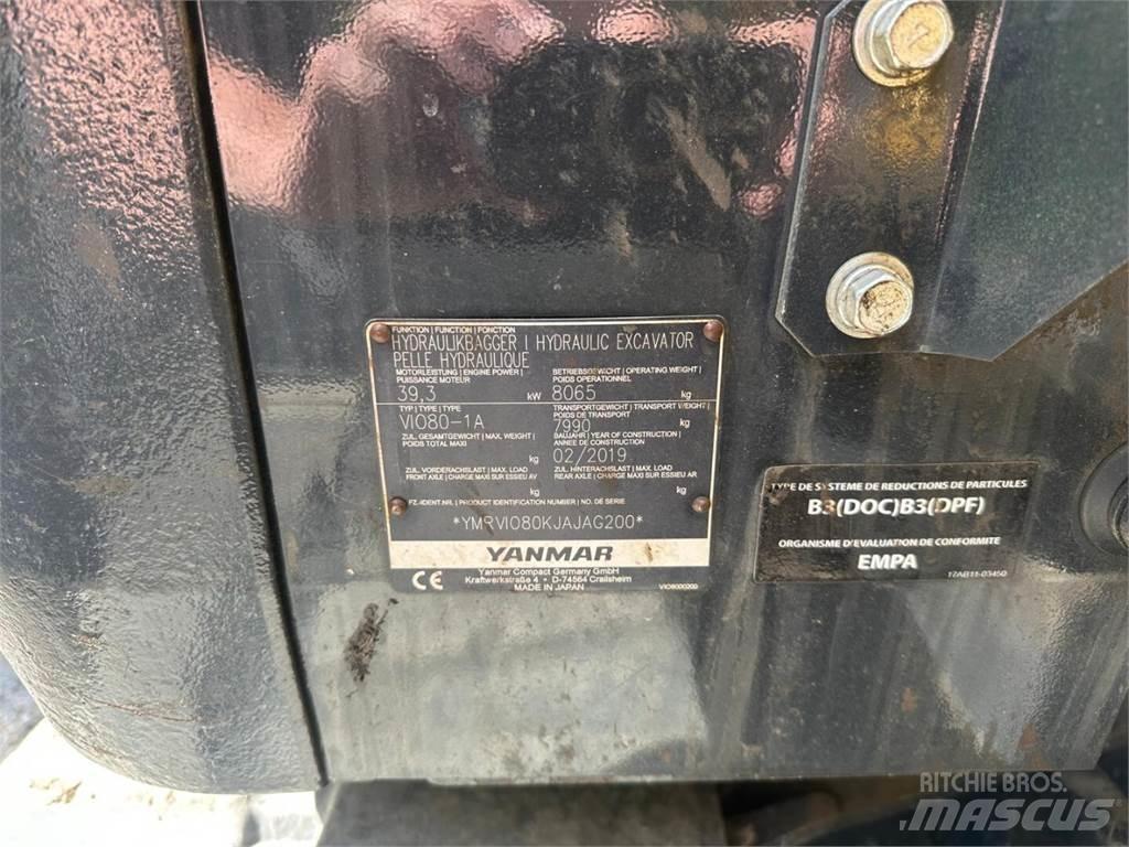 Yanmar Vio 80-1A Midikoparki  7t - 12t