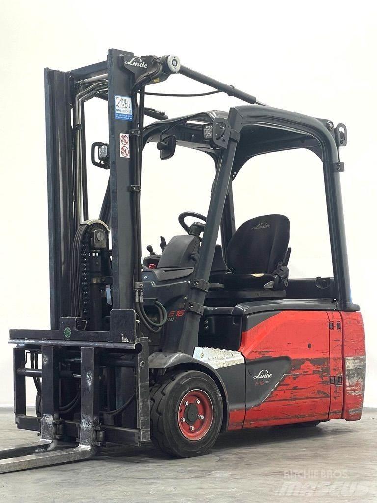 Linde E16L-386-EVO Wózki elektryczne