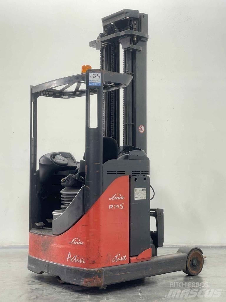 Linde R14-115 Wózki widłowe wysokiego składowania