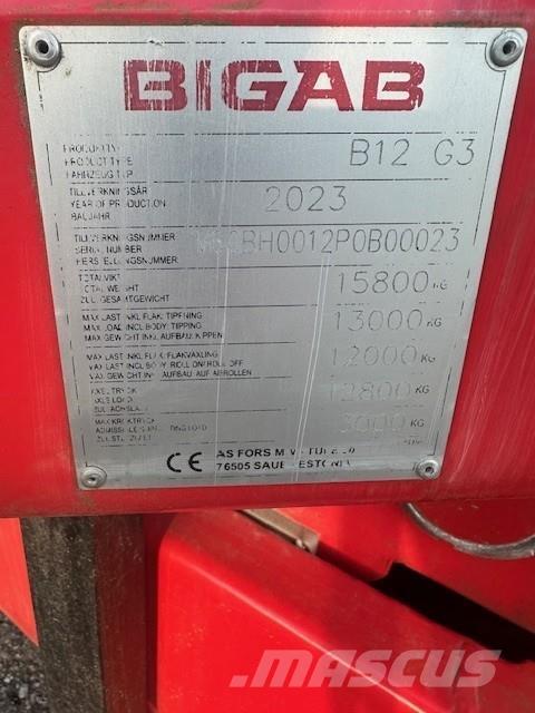 Bigab B12 VÄXLARVAGN Inny sprzęt do załadunku i kopania