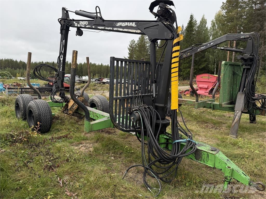 Cranab 1000 m. 260 Kran Przyczepy leśne