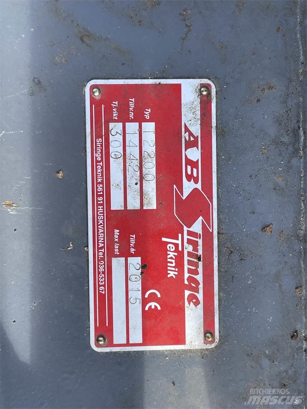 Siringe T 2200 Lemiesze i pługi śnieżne