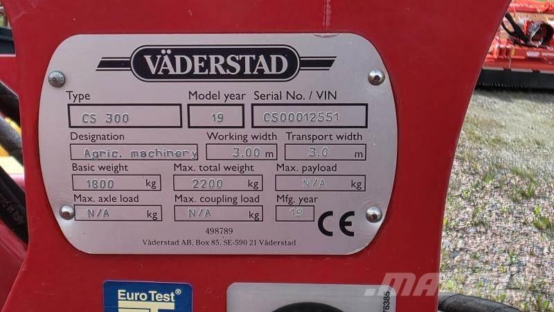 Väderstad Cultus 300 Inne maszyny i akcesoria uprawowe