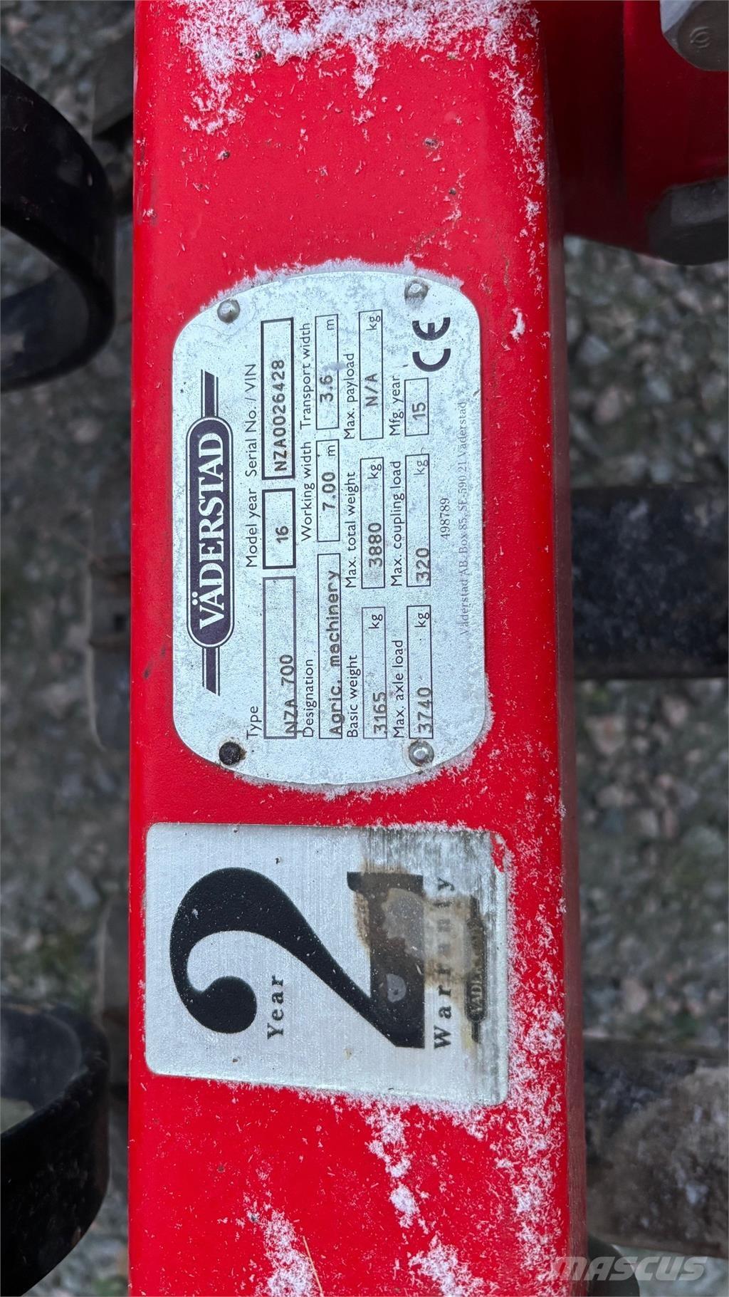 Väderstad NZA 800 HARV Brony