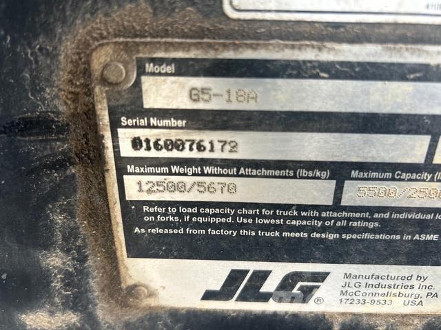 JLG G5-18 A Ładowarki teleskopowe