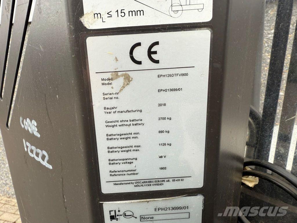 Atlet EPH125DTFVI900 Wózki kompletacyjne wysoko unoszące