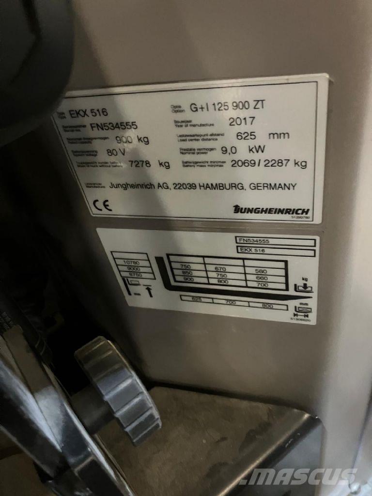 Jungheinrich EKX 516 Wózki kompletacyjne wysoko unoszące