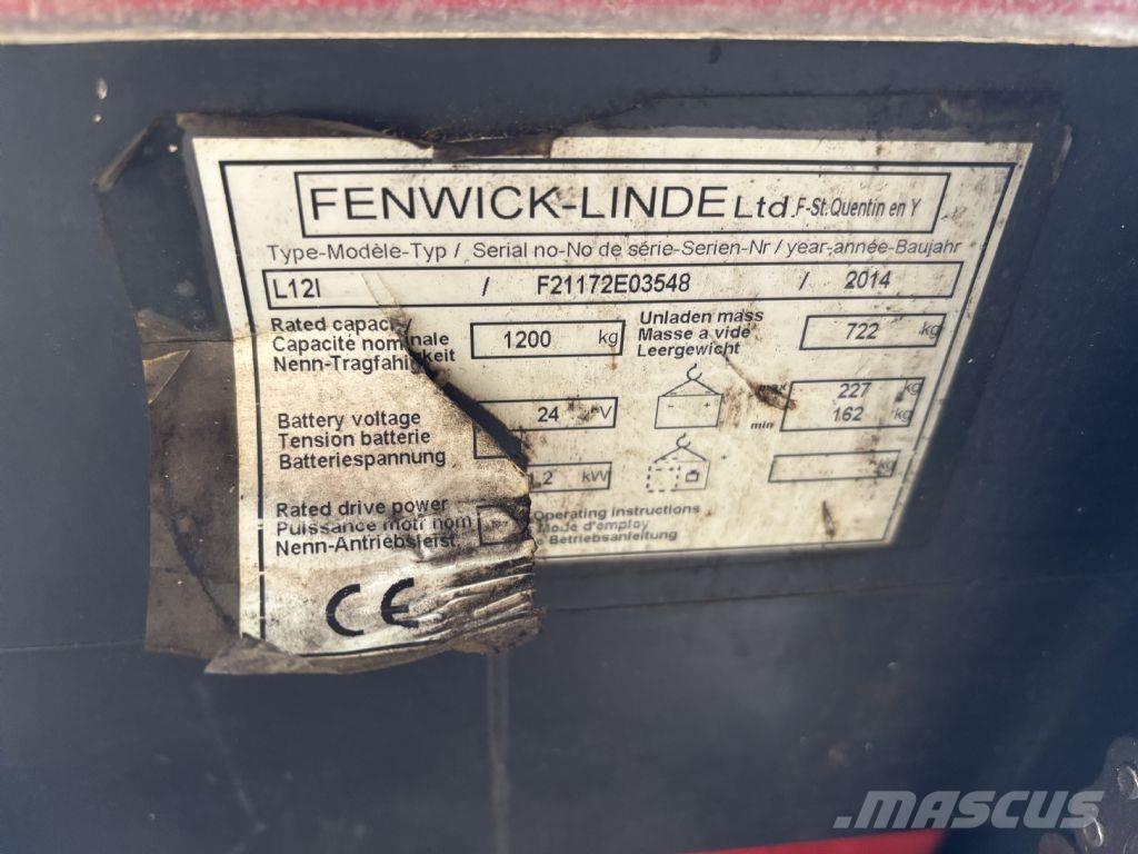 Linde L12i Wózki widłowe unoszące z dyszlem