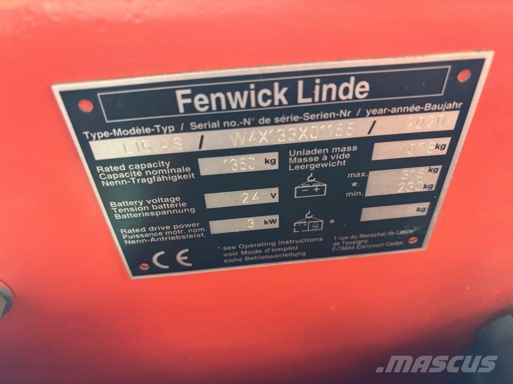 Linde L16.AS Wózki widłowe unoszące z dyszlem