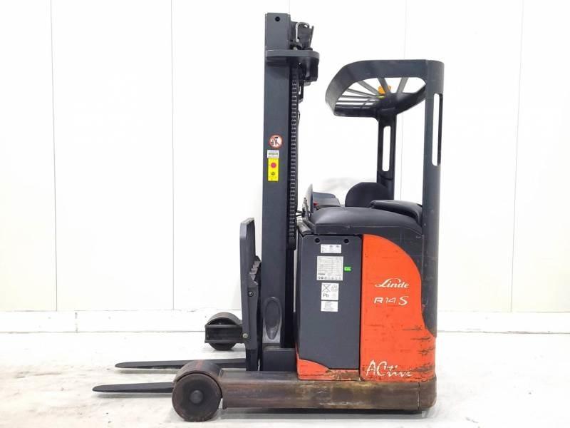 Linde R14-03 Wózki widłowe wysokiego składowania