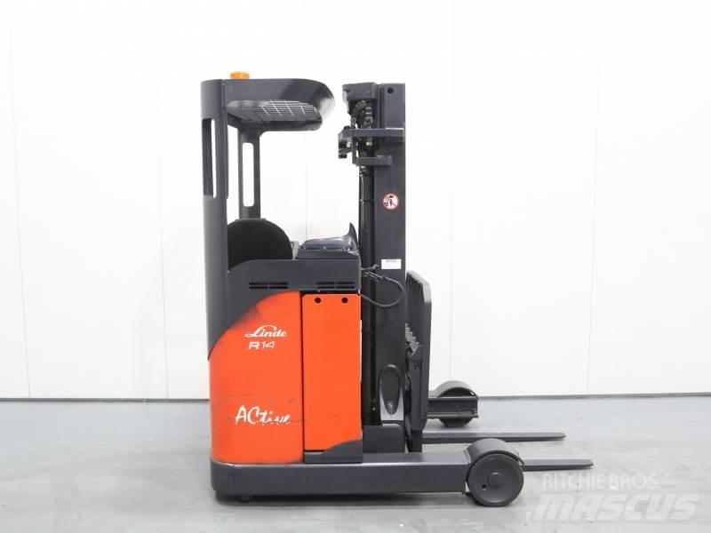 Linde R14S Wózki widłowe wysokiego składowania