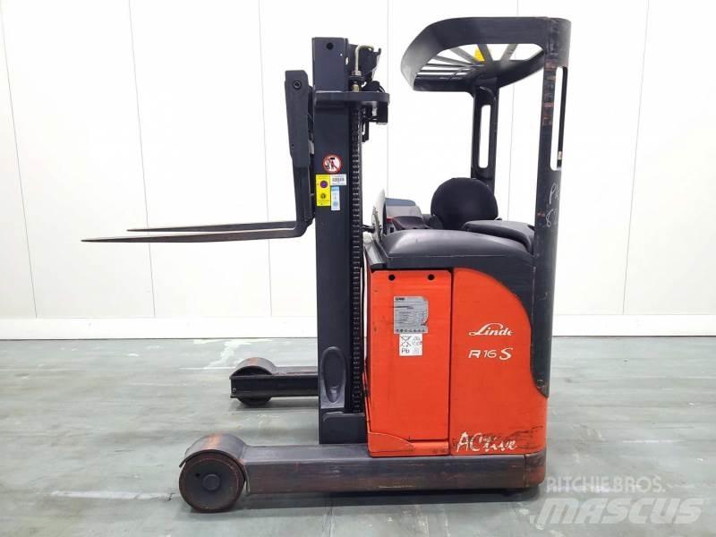 Linde R16S 115 Wózki widłowe wysokiego składowania