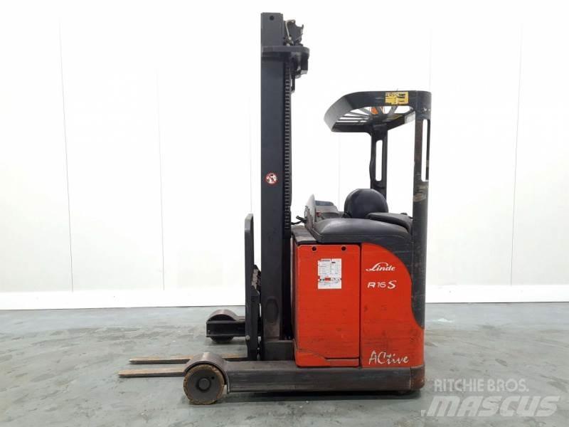Linde R16S 115 Wózki widłowe wysokiego składowania