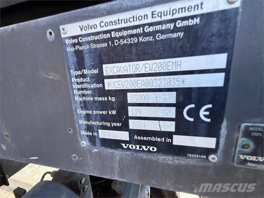 Volvo EW200E Ładowarki teleskopowe