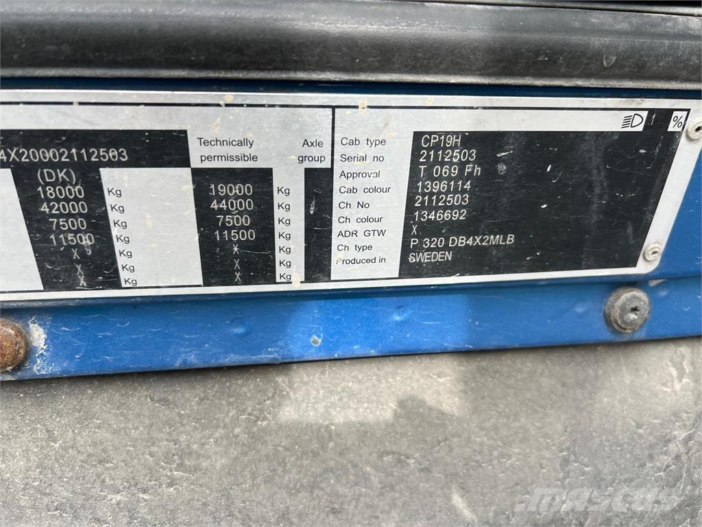 Scania P320 Samochody ciężarowe ze skrzynią zamkniętą