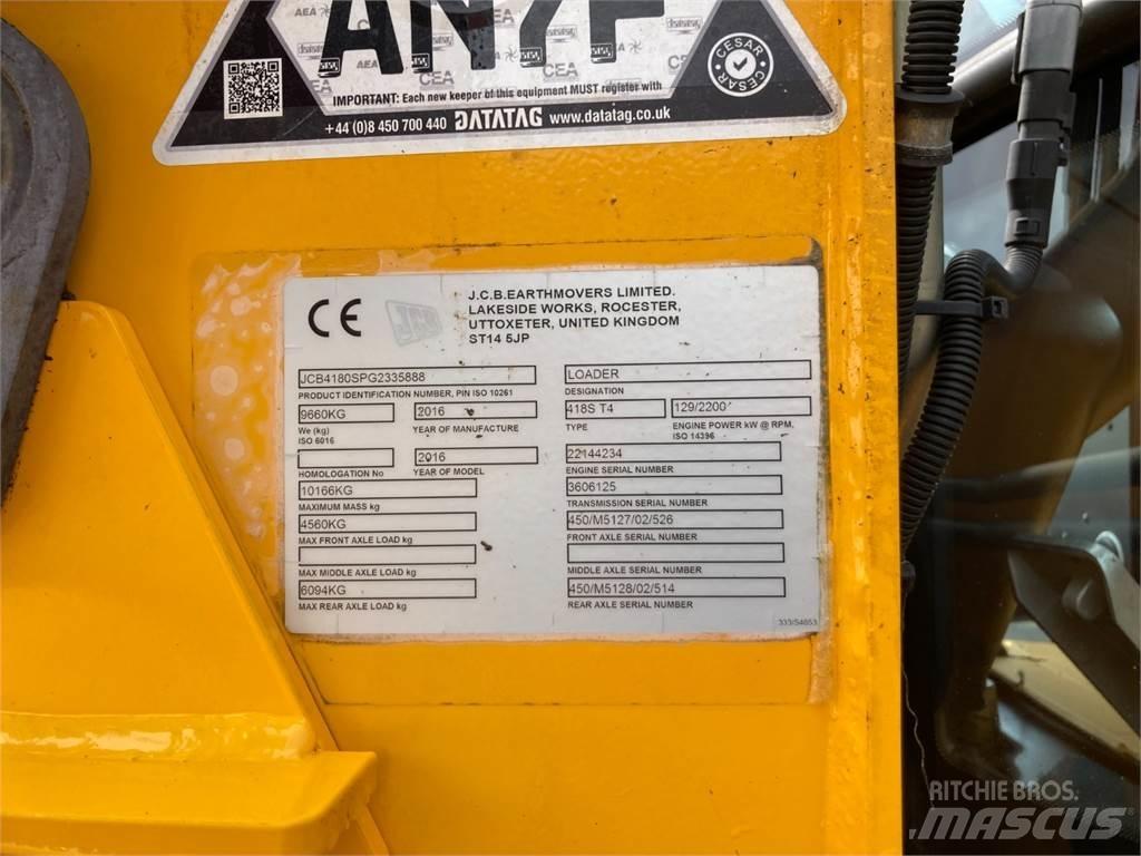 JCB 418S Ładowarki rolnicze