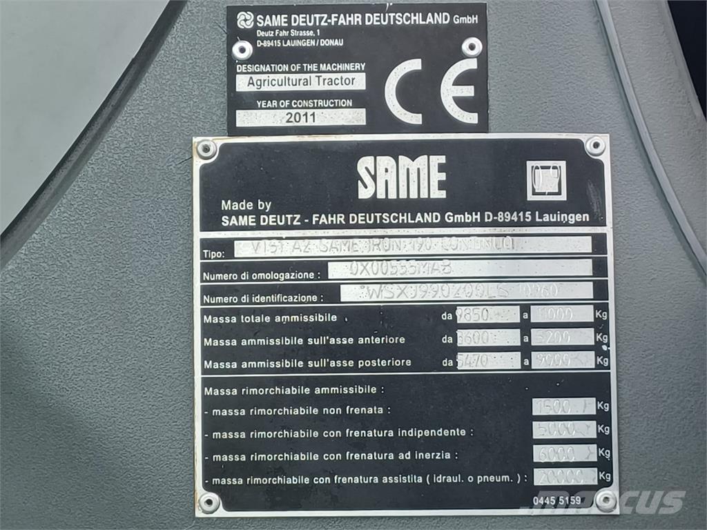 Same 190 Ciągniki rolnicze