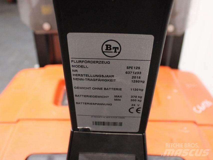 BT SPE 125 Wózki widłowe unoszące z dyszlem