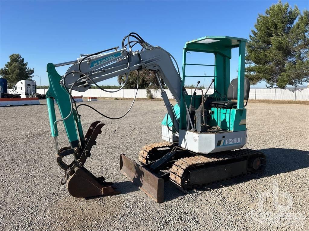 Komatsu PC28UU Minikoparki