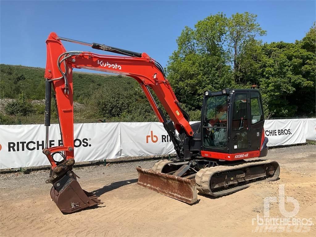 Kubota KX080-4A Koparki gąsienicowe