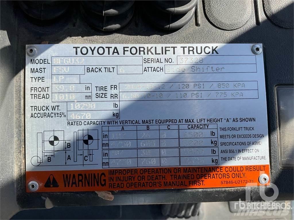 Toyota 8FGU32 Wózki Diesla