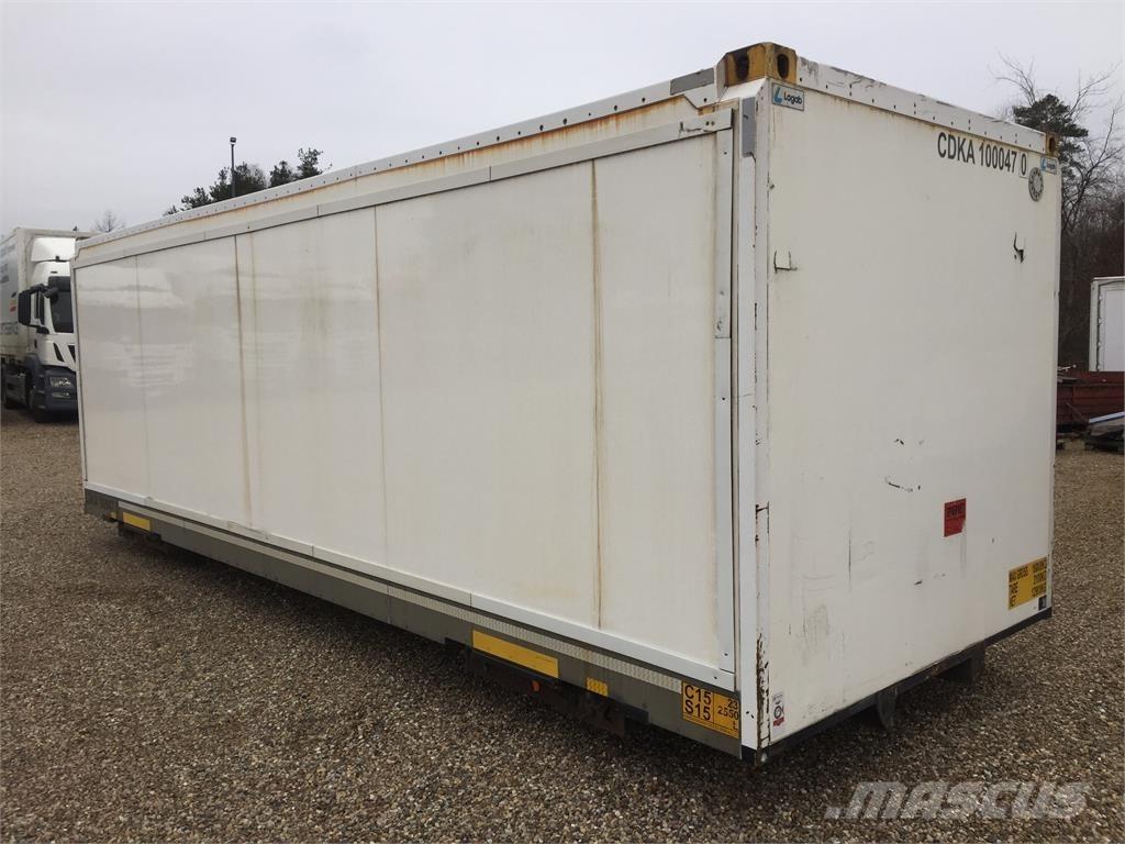  7450 mm med rulleport Naczepy kontenery