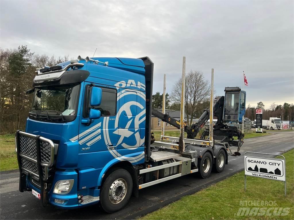 DAF XF530 FAT 6x4 Samochody do przewozu drewna