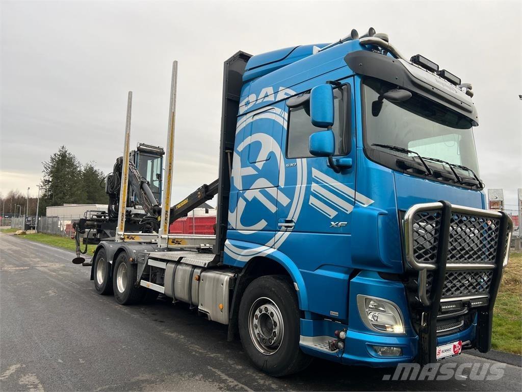DAF XF530 FAT 6x4 Samochody do przewozu drewna