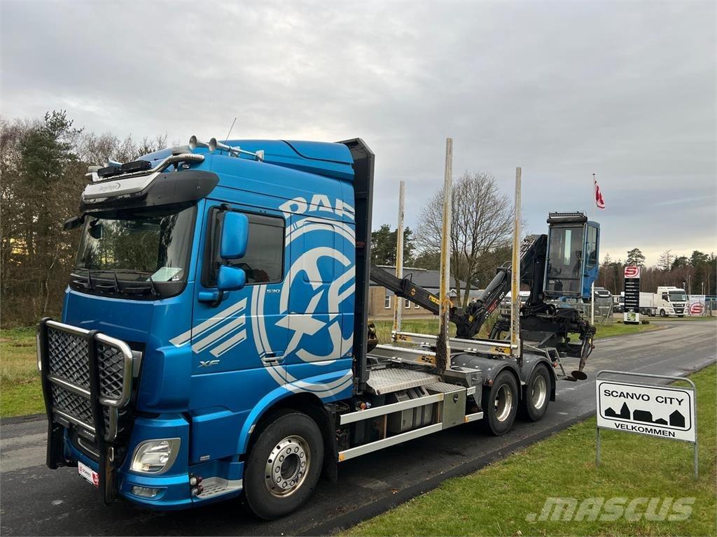 DAF XF530 FAT 6x4 Samochody do przewozu drewna
