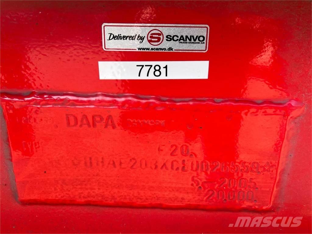 Dapa 20 ton wirehejs Przyczepy demontowalne