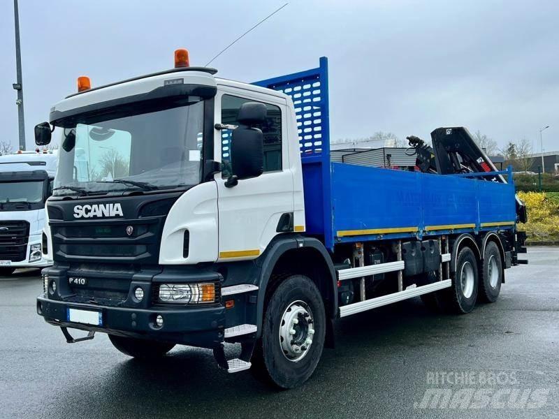 Scania P 410 Żurawie samochodowe