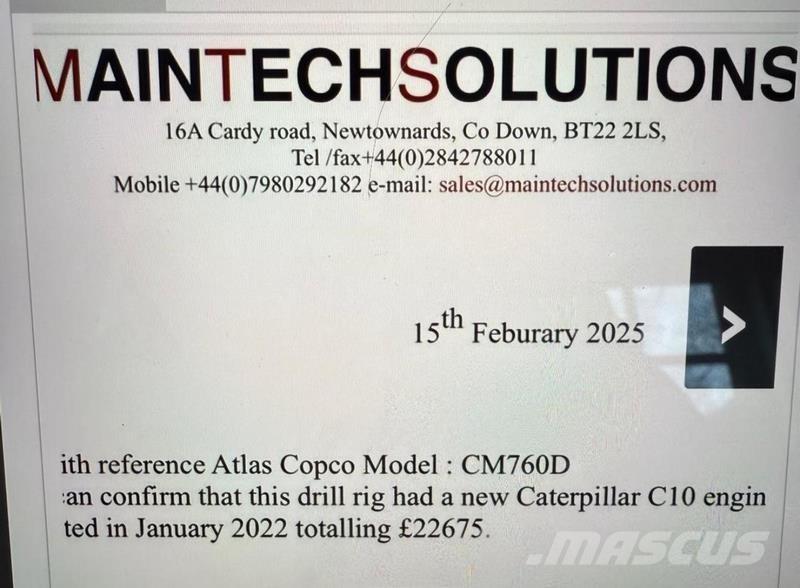 Atlas Copco CM-760D Maszyny budowlane - Inne