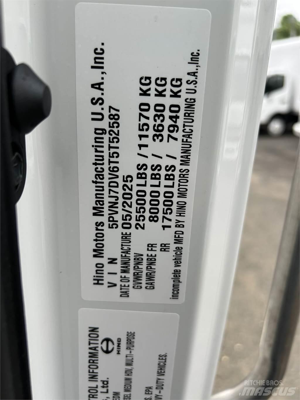 Hino L6 Pojazdy pod zabudowę