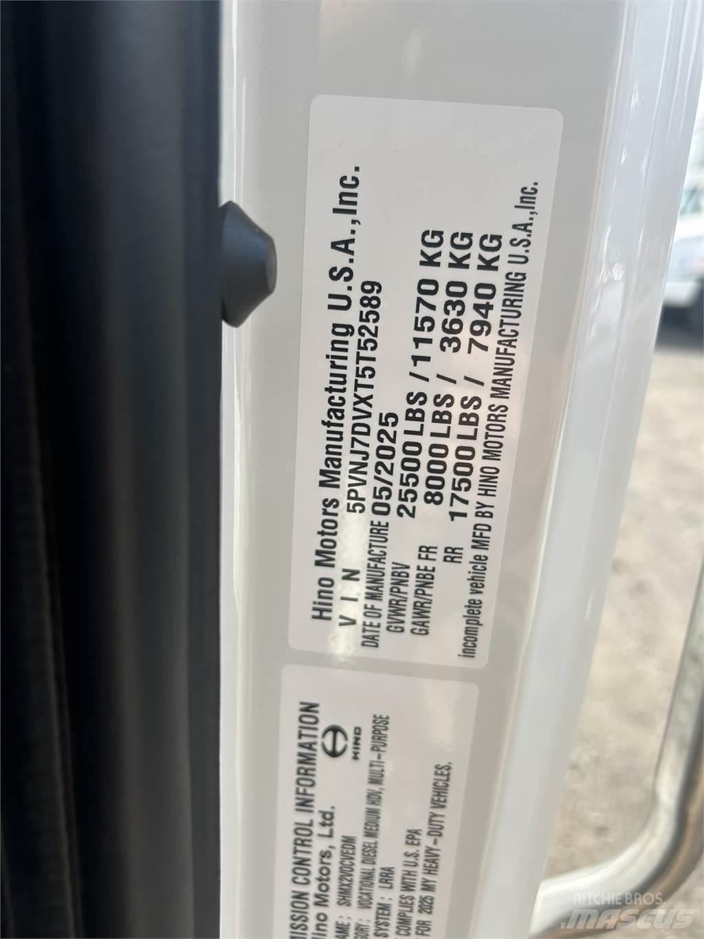 Hino L6 Pojazdy pod zabudowę