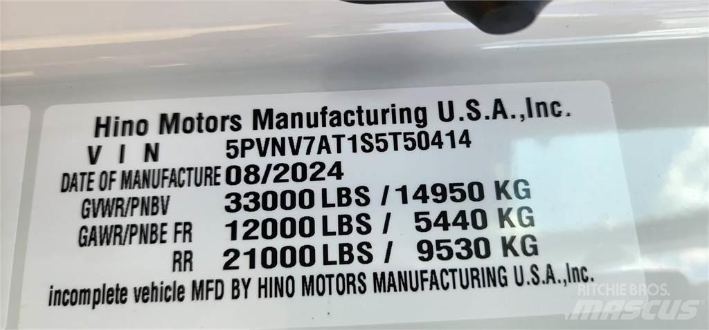 Hino L7 Pojazdy pod zabudowę