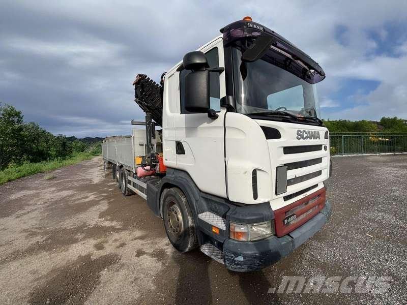 Scania R420 Ciężarówki typu Platforma / Skrzynia